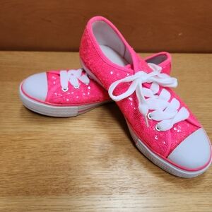 Balera Hot Pink Sequin Low Top Sneakers~ Size 5 ~ NEW!